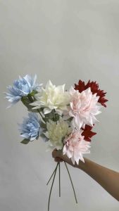 [3 Cabang] Krisan Chrysan Artificial Flower Premium Bunga Palsu Dekorasi