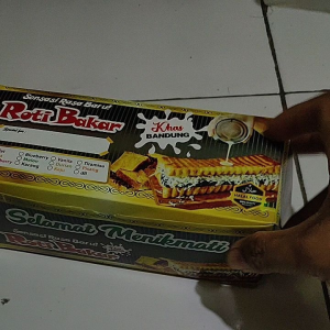 Kotak wadah roti bakar isi 25 pcs