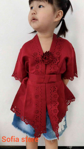 Atasan Kebaya Anak-anak Viani Kids Kebaya Anak Encim Kartini Modern Laser Cut