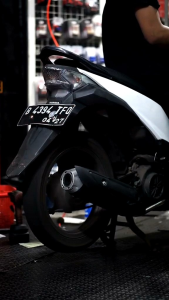 Knalpot Copy CMS Beat Vario 125/150 Scoopy Mio Nmax Aerox Pcx CMS