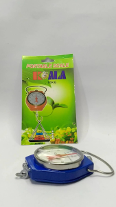 Koala Timbangan Gantung manual 10 kg kilo jam mini warna biru