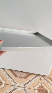 (1pcs) loyang kue kering ukuran 30x30 tinggi 2cm( beli 3pcs GRATIS 1kuas kue) bahan galvalum tebal anti lengket loyang kue kering loyang nastar nampan kue murah