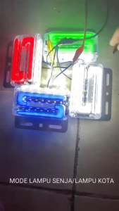 Lampu samping bak truck bus 24V model S