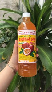 Nước Cốt Chanh Dây Có Hạt Đà Lạt Dương Hà – Cốt Chanh Dây Nguyên Chất Thơm Đậm Vị – Chai 500ml / 1L