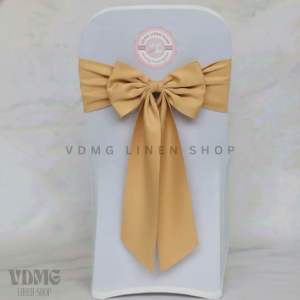 Monoblock Chair Ribbon | Pongee Geena Fabric Chair Ribbon