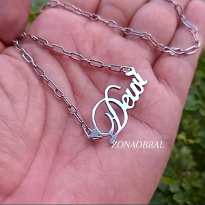 Kalung Nama Bisa Custom Nama Sendiri Titanium Harga Murah