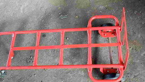 Trolley Barang Troli Lorry Besi 2 Gagang Lori Barang Serbaguna Roda 6"