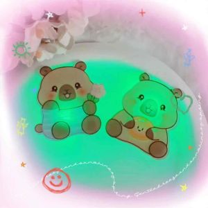 ‼️READY STOCK‼️ (X4)Children’s Fashion Light Up Hair Clip/ Capybara/ Labubu/ Kuromi/Lotso/ Kids’ Fashioj Hair Clips