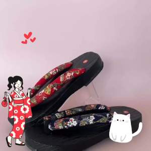 รองเท้าแตะ เกี๊ยะ แถมฟรีถุงเท้าญี่ปุ่น ส่งจากไทย size 36-45