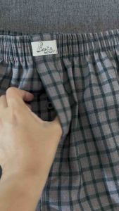 ANO บ็อกเซอร์ กางเกงขาสั้นผู้ชาย ทรงเกาหลี ไม่มีตะเข็บหลัง เป้าเปิดใช้งานได้จริง เนื้อผ้า Cotton