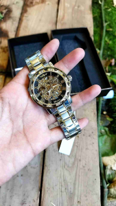 WINNER DIAMOND SILVER HITAM GOLD JAM TANGAN PRIA WANITA ELEGANT GELANG STAINLESS STEEL