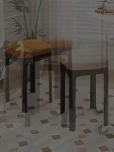 🔥 SG Store🔥Home thickened soft stool can be stacked as spare plastic chairs in the living room