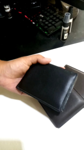 Dompet Lipat Mini Pria 100% Kulit Sapi Simple Dan Slim