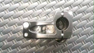 Dudukan Stang Sepeda BMX Oversize Stem Alloy Hitam Diameter 28.6mm Panjang 8cm Bahan Full Alloy