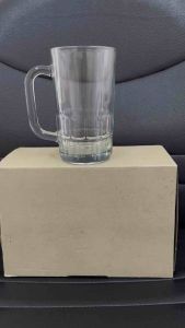 Gelas Minum Depot/Gelas Minum Warung/Gelas Gagang kaca/Gelas Bir/Gelas Kaca isi 6pcs