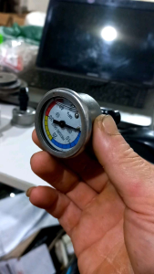 Đồng hồ áp máy rửa xe gia đình mini Chân Ren 14.8mm