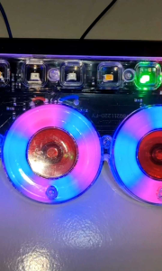 SET HEMAT Lampu Belakang Truk Bisa Untuk Lampu Bak Samping Nyala RGB Panjang 19cm Tinggi 10cm 12/24Volt