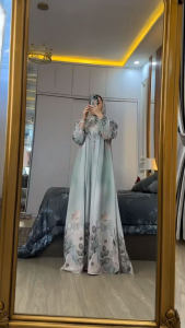GAMIS SET HIJAB BAJU MUSLIM WANITA FASHION REMAJA DRESS DEWASA BUSUI DAILY
