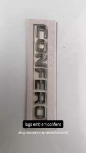 Logo Emblem Wuling confero saja warna chrome