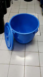 30 Gallon Tong Sampah/ Tong Air/ Pail With Cover / Rubbish Bin / Dustbin