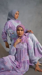 TAZQIYA DRESS By Nadheera: Gamis Rayon Premium Fashion Muslim Wanita