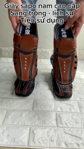 Giày không gót nam mẩu mới. da mềm. kiểu dáng đẹp..mang êm chân..size từ 38 -43. đế khâu sẳn rất chắc chắn