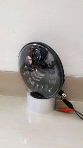 Reflector Lampu Depan LED Daymaker 19 LED 7 Inch untuk Motor Ninja/Ninja SS/Ninja 150/Vixion/Vixion New/Rx King/Tiger/Megapro/Verza/Scorpio/Scorpio Z