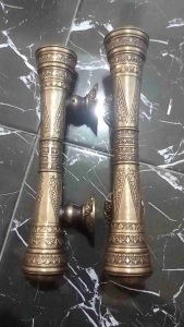 handle pintu godo jepang 35cm full kuningan antiq