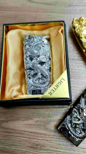 Dragon Jet Flame Lighter With Colorful LED Light