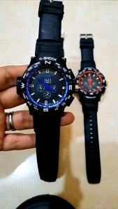 Jam Tangan Pria Sport Watersistand Strap Karet Tahan Air