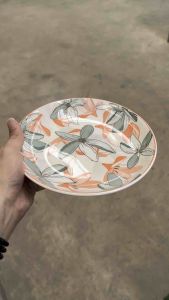 APPN(1ชุดได้2ใบ) จาน จานกินข้าว จานข้าว จานใส่กับข้าว จานใส่ผลไม้ จานใส่ขนม จานใส่เค้ก วัสดุเซรามิก เกรดA จานทรงกลม จานลายสวย 8“ ตกแต่งบ้าน ร้านค้า ร้านอาหาร คาเฟ่ ภัตตาคาร โรงแรม สินค้าพร้อมจัดส่ง(1216201217)