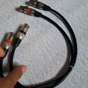 Kabel Jack XLR Female 2 Ke Male 2 In 2 Satu Set Kabel XLR Cowok Ke Cewe - CANARE