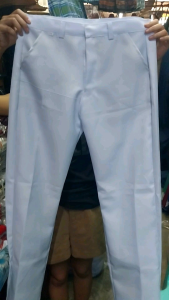 White Slacks for Men/nutecal