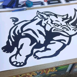 L-128 Sticker Rad สติ๊กเกอร์แรดซิ่ง สติ๊กเกอร์รถกระบะ สติ๊กเกอร์ข้างประตู สติ๊กเกอร์ลายสาดโคลน Ford Ranger สติ๊กเกอร์แต่งรถ Ford