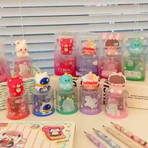 Gọt Chì 2 Ngăn Gắn Icon Cute Xinh Xắn