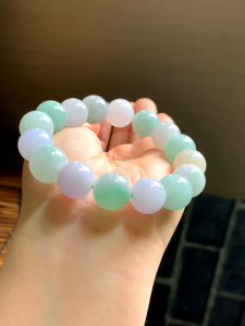 Jade bracelet 10mm grade A type singapore