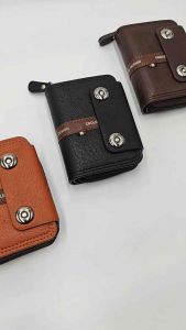 Double Magnetic Closure Card Holder Up To 17 Cards Mens card holder wallet