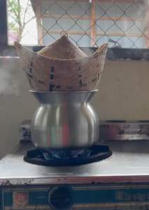 หวดนึ่งข้าวเหนียวแบบบาง หวดซิก ใช้กับหม้อ 20-24 ซม