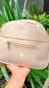 NEW Tas Selempang Wanita Elegan | Bahan Kulit Sintetis Tebal | Cream