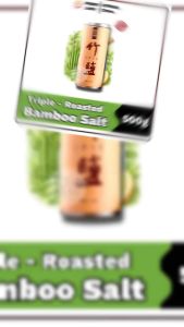 Premium Triple- Roasted Bamboo Salt 500g顶级三烤竹盐