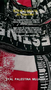 SYAL RAJUT KOMPUTER BENDERA PALESTINA MUJAHID