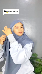 Humaira Malay | Hijab Segiempat Oval Polycotton 115x115 Cm by RAFASHIONBYAMA