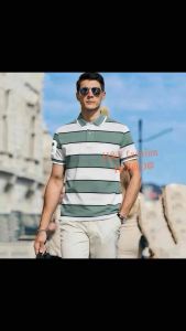 New fashion Mens polo shirt original stripes cotton 9 colors YPW
