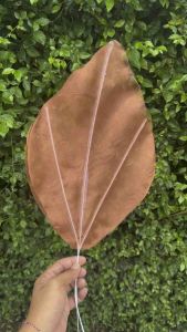 daun tangkai pipa elastis dekorasi pelaminan mahkota bunga / Artificial Flower / Daun Artificial / Bunga Hias / Giant Flower Premium ukuran 34cm x 23cm