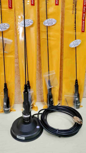 #เสาสปริงติดรถยนต์สัญญาณวิทยุสื่อสารสปริง5/8สีดำToesu