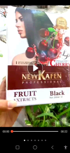 HÀNG CÔNG TY -NHUỘM ĐEN TẠI NHÀ NEW KAFEN THẢO DƯỢC MÙI CHERRY 500MLx2