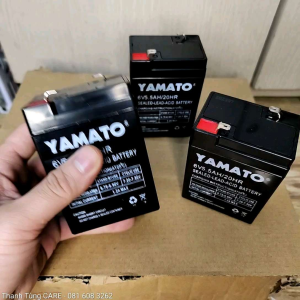 [Ắc quy6V] Ắc quy xe điện trẻ em 6V5.5Ah YAMATO chính hãng | Pin tích điện 6V cho quạt tích điện cân điện tử