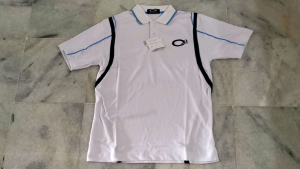 Kaos olahraga tenis O3 8001 white navy