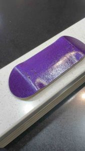 BRILLIANTE FINGERBOARD DECK PURPLE 36MM HIGH CONCAVE + FREE FOAM TAPE