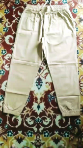 Celana Panjang Wanita Dewasa Jumbo Jogger Korean Style Bahan Katun Stretch Polos